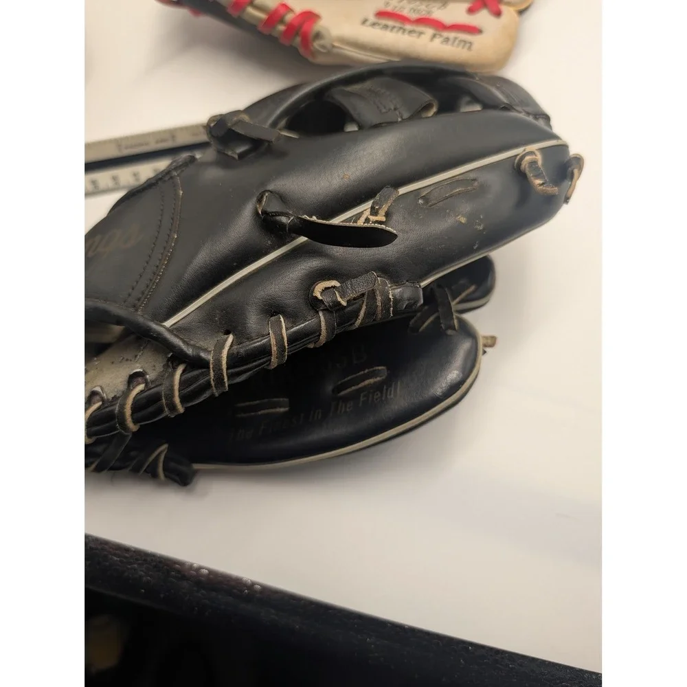 Rawlings Youth Baseball Glove Lot 4pc MT95GB ST10PP RBG155B Right Hand Throw